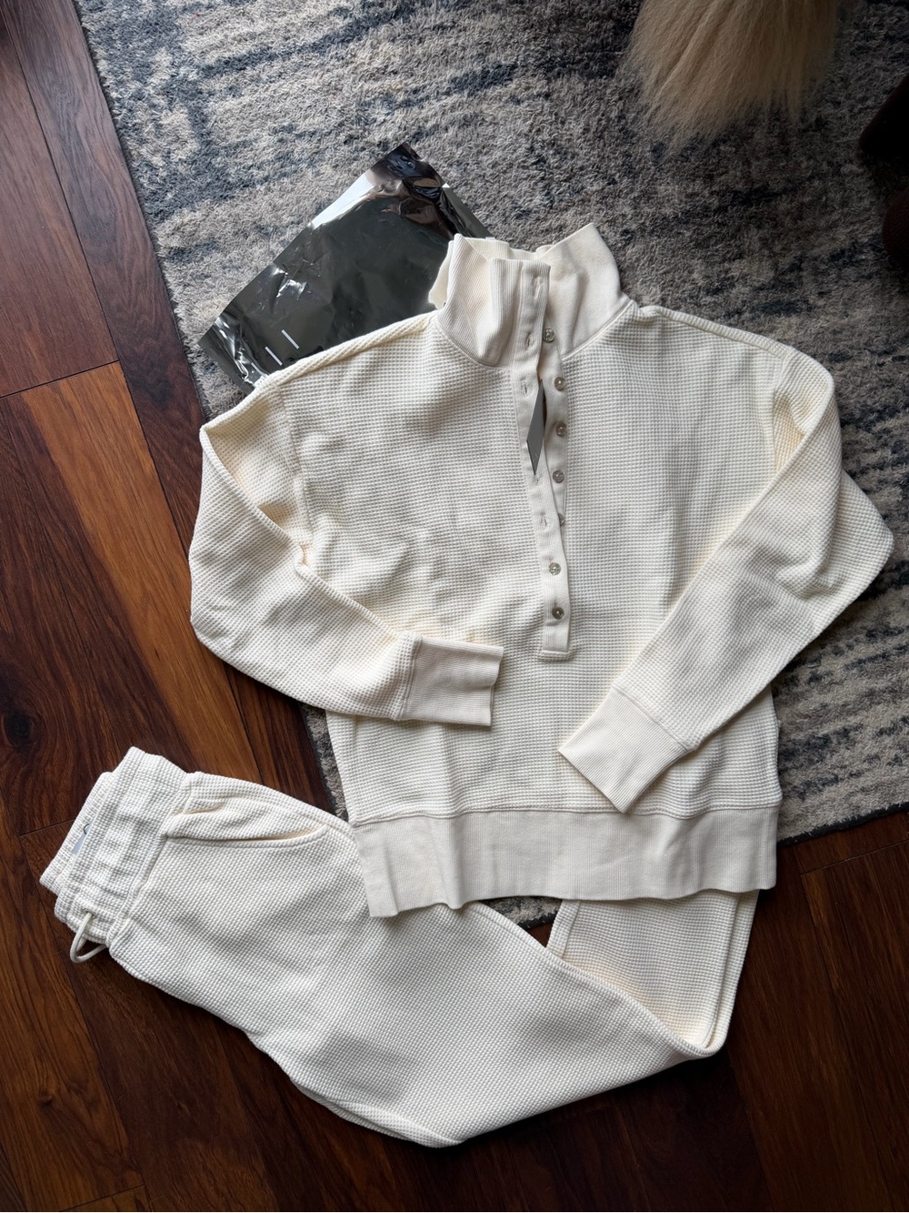 SOLD•Negative Underwear Waffle Knit SET